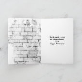 ブルーのtシャツカードの退職金レトリバー カード (内部)