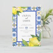 ブルーはっきりしたポイタリアンターノレモン 招待状 (スタンド正面)