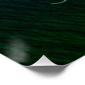 ブルーはっきりした&グリーンバー（ユダヤ教の）バル・ミツバー祈りの言葉タリットポスター ポスター (コーナー)