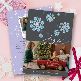 ブルーぶら下がったズフェスティバルオーナメントウィンターワンダーランド シーズンカード