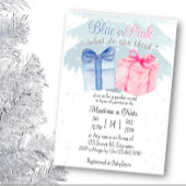 ブルーまたはピンクあなたは何を考え招待状 招待状