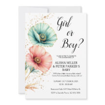 ブルーまたはピンクの水色の性別リビール