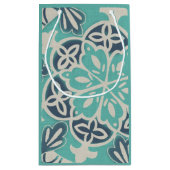 ブルーろうけつ染めタイルI スモールペーパーバッグ (裏面)