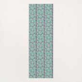 ブルーろうけつ染めタイルI ヨガマット (裏面)