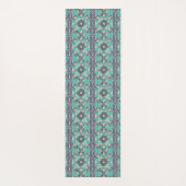 ブルーろうけつ染めタイルII ヨガマット (裏面)