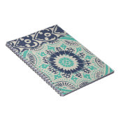 ブルーろうけつ染めタイルIII ノートブック (右側)