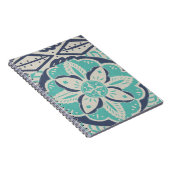 ブルーろうけつ染めタイルIV ノートブック (右側)