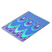 ブルーろうけつ染め ノートブック (左側)