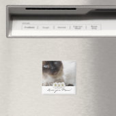 ブルーアイの子猫ママを愛して! マグネット (インサイチュ (食洗機))