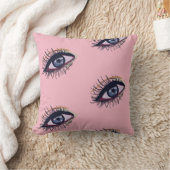 ブルーアイアートカスタムクッション クッション (ブランケット)