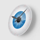 ブルーアイウォールクロック ラウンド壁時計 (傾斜)
