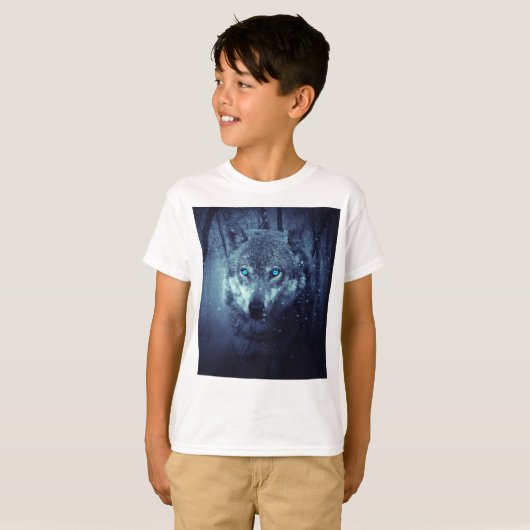 ブルーアイウルフ Tシャツ (正面フル)