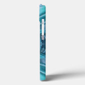 ブルーアイシング抽象芸術 Case-Mate iPhoneケース (裏面 / 左)