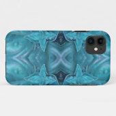 ブルーアイシング抽象芸術 Case-Mate iPhoneケース (裏面(横))