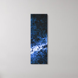 ブルーアイスクラック抽象芸術アート キャンバスプリント