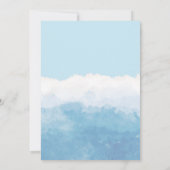 ブルーアイスクリームスクープ2人の男の子の誕生日双子 招待状 (裏面)