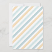 ブルーアイスクリームトラックスウィートワン誕生日パーティー 招待状 (裏面)