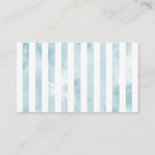 ブルーアイスクリームベビーシャワーおむつラッフルチケット エンクロージャーカード (裏面)