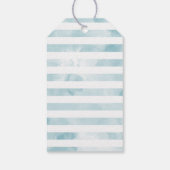 ブルーアイスクリームベビーシャワー ギフトタグ (裏面)