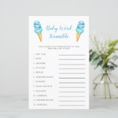 ブルーアイスクリームベビーワードスクランブルゲーム (スタンド正面)