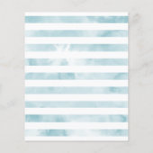 ブルーアイスクリームベビー名シャワーゲーム (裏面)