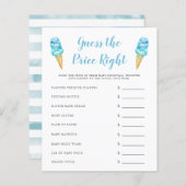 ブルーアイスクリーム価格を推測する右ゲーム (正面/裏面)