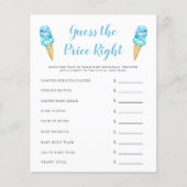 ブルーアイスクリーム価格を推測する右ゲーム (正面)