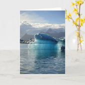 ブルーアイスバーグ カード (黄色い花)