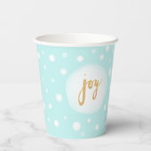 ブルーアイスペンギンスケートで滑る 紙コップ (裏面)