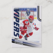 ブルーアイスホッケートレーディングカード コーリングカード (正面)