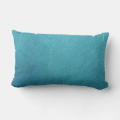 ブルーアイス抽象芸術アートワーク ランバークッション (裏面)