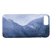 ブルーアイス抽象芸術アート写真 Case-Mate iPhoneケース (裏面(横))