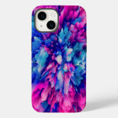 ブルーアイス抽象芸術 | iPhone 1,4,000ケース Case-Mate iPhoneケース (裏面)