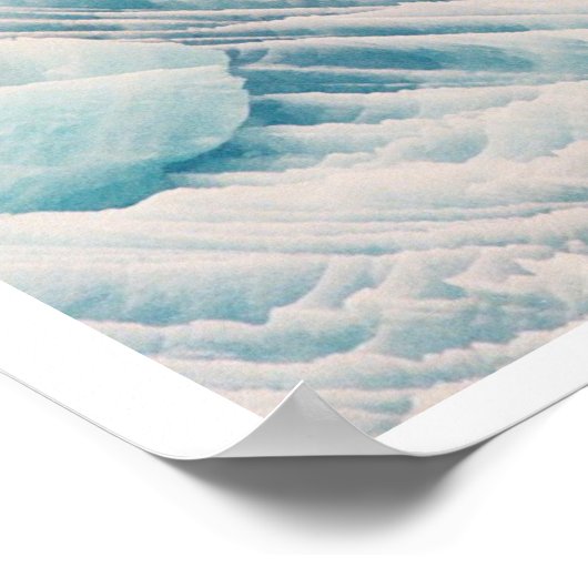 ブルーアイス ポスター (角)