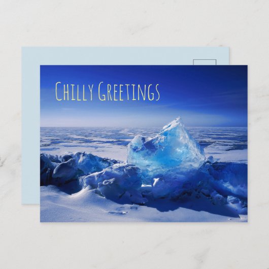 ブルーアイス ポストカード (正面/裏面)