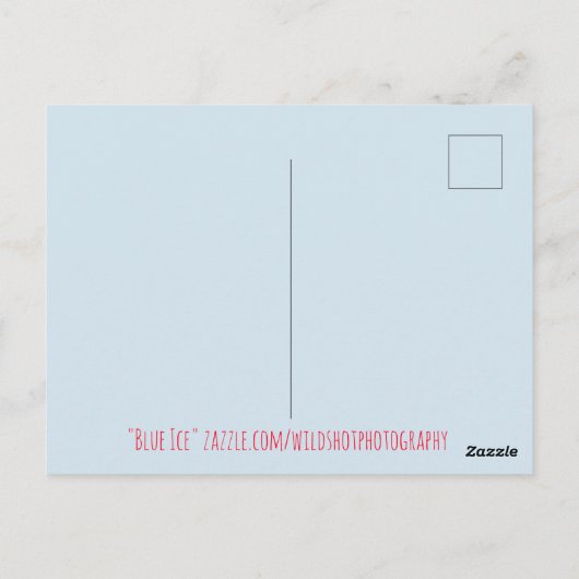 ブルーアイス ポストカード (裏面)