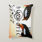 ブルーアイズファッション化粧 アクセントクッション (裏面(縦))