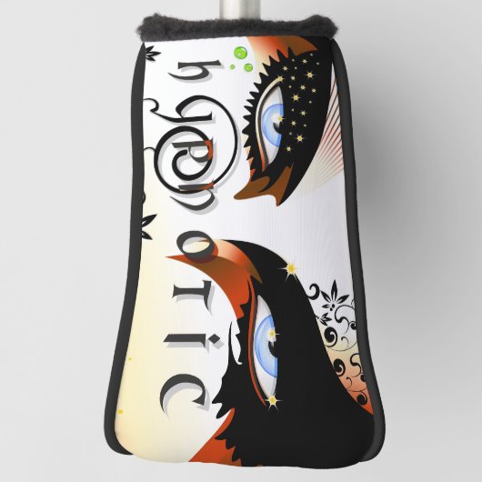 ブルーアイズファッション化粧 ゴルフヘッドカバー (回転90)