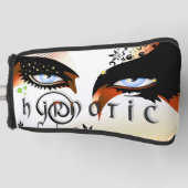 ブルーアイズファッション化粧 ゴルフヘッドカバー (正面)