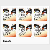 ブルーアイズファッション化粧 スクエアシール (シート)