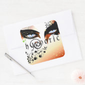 ブルーアイズファッション化粧 スクエアシール (封筒)