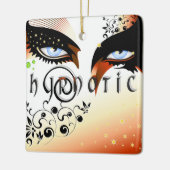 ブルーアイズファッション化粧 セラミックオーナメント (左)