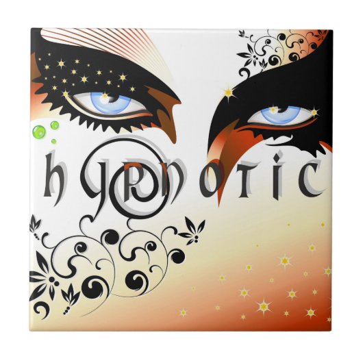 ブルーアイズファッション化粧 タイル (正面)