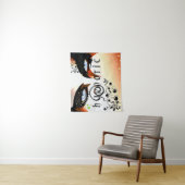 ブルーアイズファッション化粧 タペストリー (インサイチュ)