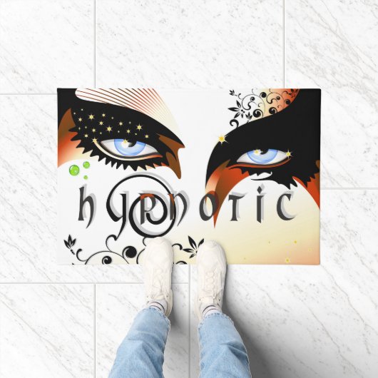 ブルーアイズファッション化粧 ドアマット (室内)