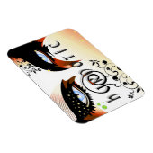 ブルーアイズファッション化粧 マグネット (右側)