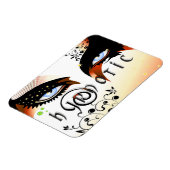 ブルーアイズファッション化粧 マグネット (左側)