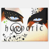 ブルーアイズファッション化粧 マグネット (正面)