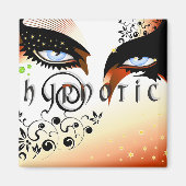 ブルーアイズファッション化粧 マグネット (正面)