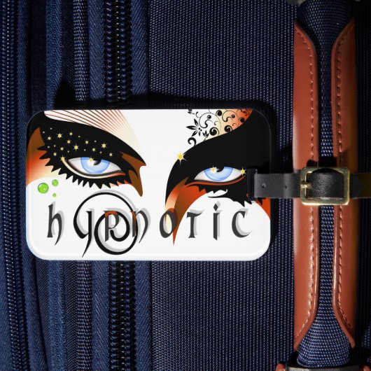 ブルーアイズファッション化粧 ラゲッジタグ (正面インサイチュ4)